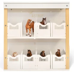 by ASTRUP Hobby Horse Pferdebox-Wandregal fu00fcr Spielfiguren
