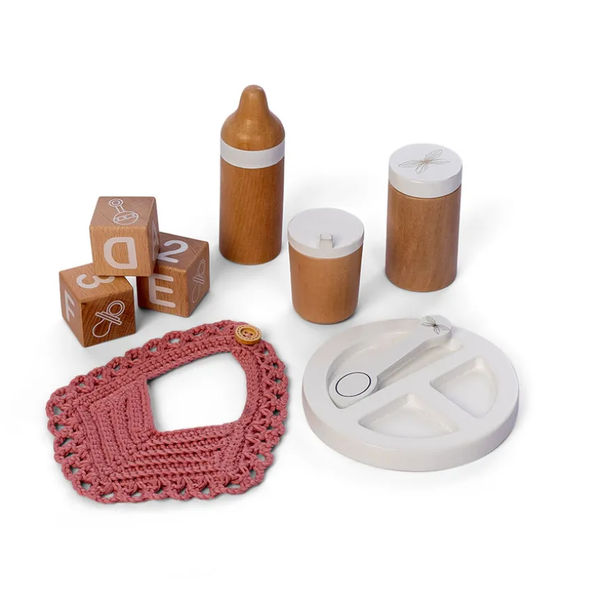 by ASTRUP Spielset Puppe fu00fcttern 9-teilig