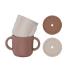 by Lille Vilde Henkeltasse mit Deckel Vintage & Blossom 2er-Set