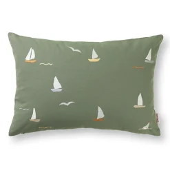 Dear April Cinna Besticktes Kissen Sailboats