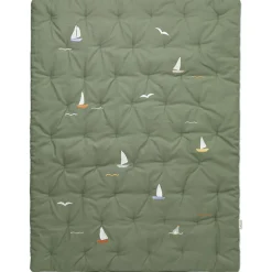 Dear April Meri Bestickte Spielmatte Sailboats