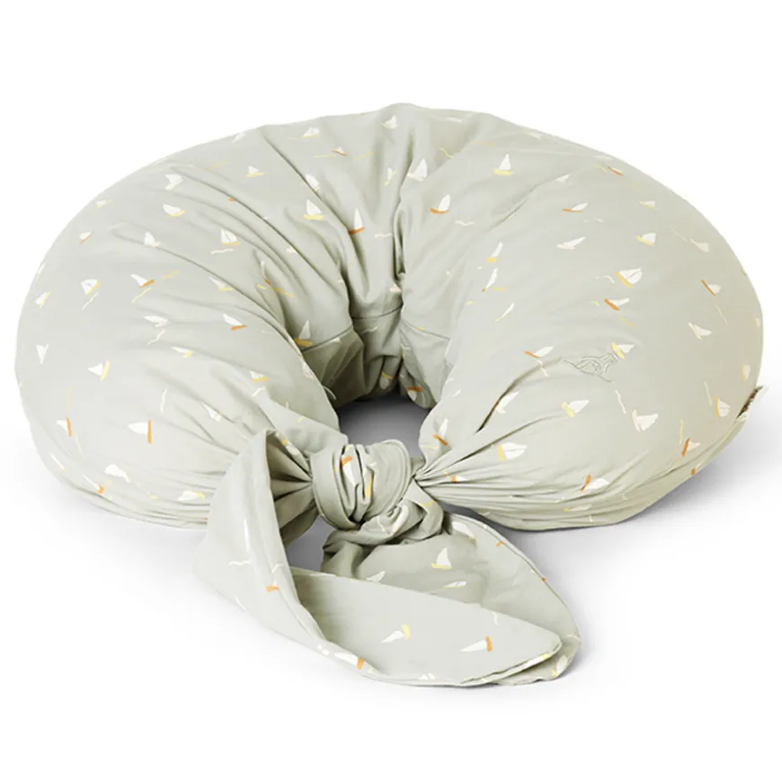 Dear April Nami Stillkissen mit langen Bu00e4ndern Sailboats