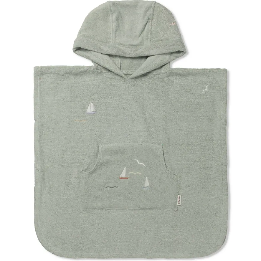 Dear April Puk Badeponcho Sailboats