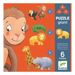Djeco Erstes Puzzlen Marmoset & Freunde