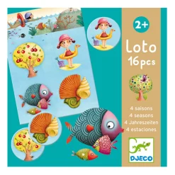 Djeco Lernspiel Loto Vier Jahreszeiten