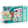 Djeco Lernspiel Puzzle duo Farben