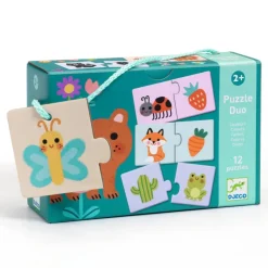 Djeco Lernspiel Puzzle duo Farben