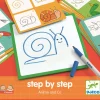 Djeco Lernspiel Step by step Tiere
