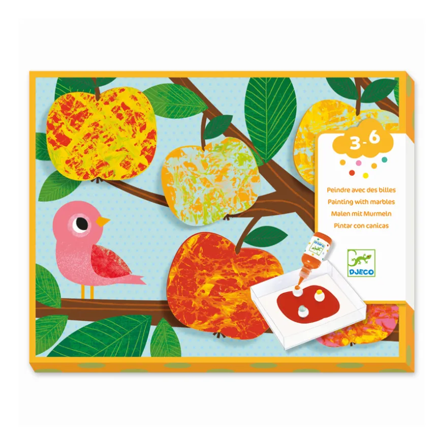 Djeco Malset Malen mit Murmeln