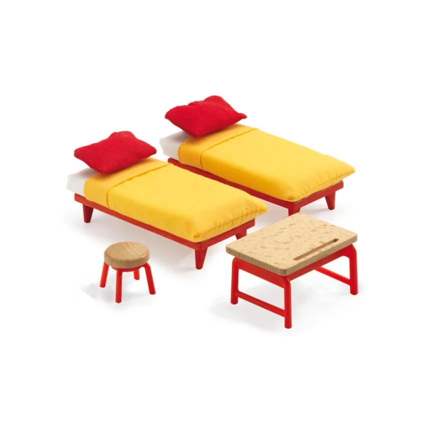 Djeco Puppenhaus Kinderzimmer