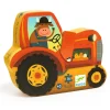 Djeco Puzzle Traktor - 16 Teile