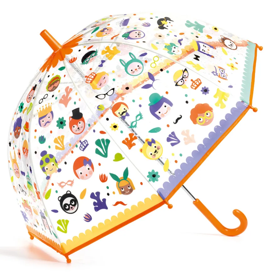 Djeco Regenschirm Gesichter inkl. Farbwechsel