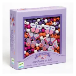 Djeco Schmuck basteln Holzperlen Schmetterling