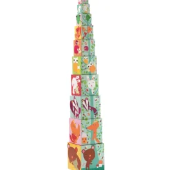 Djeco Stapelturm Tiere des Waldes