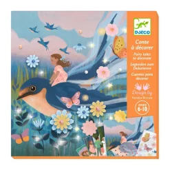 Djeco Sticker-Mu00e4rchen: Du00e4umelinchen