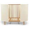 Kas Kopenhagen Babybett Kai Cream Oak inkl. Matratze