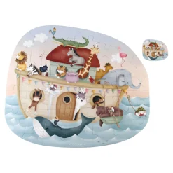 Little Dutch Grou00dfes Bodenpuzzle Arche Noah 44-teilig
