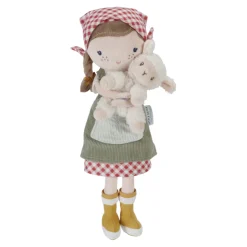 Little Dutch Kuschelpuppe Farmer Rosa mit Schaf 35cm