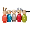 Moulin Roty Figuren-Set aus Holz La Grande Famille 5-teilig