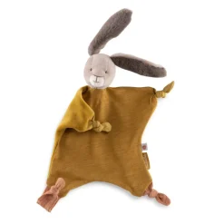 Moulin Roty Schmusetuch Trois Lapins Kaninchen ocker