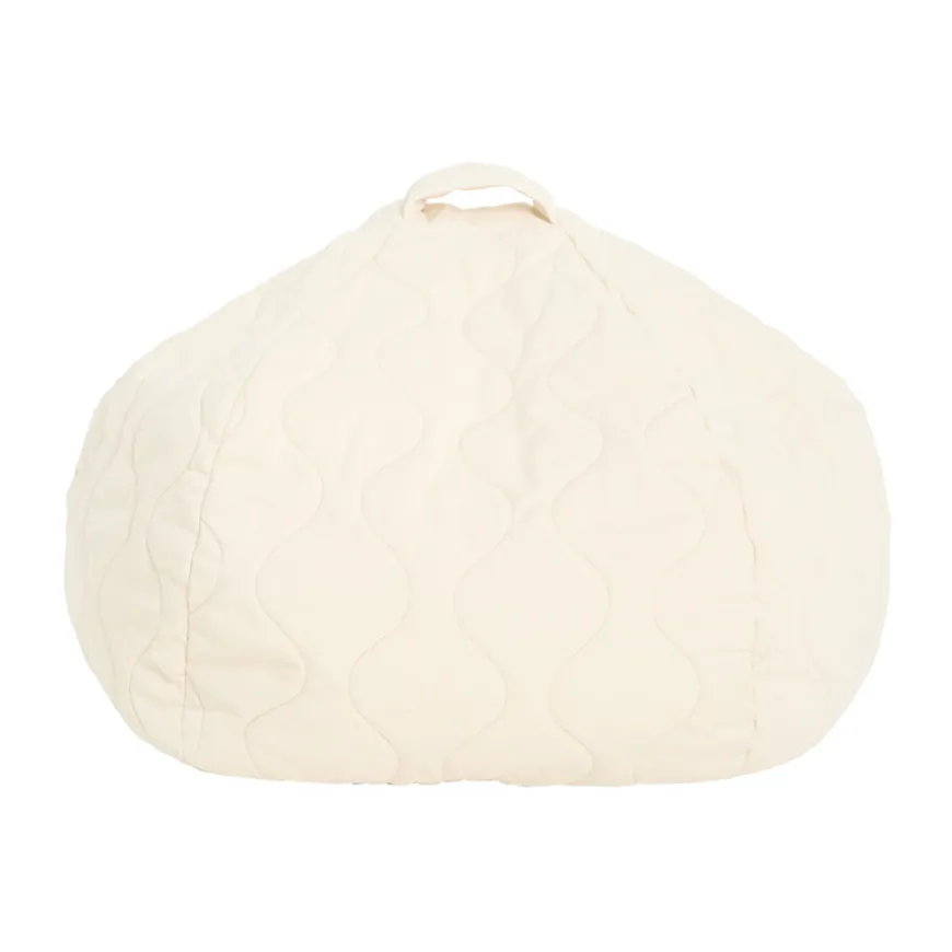 Nobodinoz Sitzsack Rund Gequiltet Landscape Natural