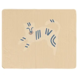 Nobodinoz Wiegendecke Quilt Landscape Blue Tiger