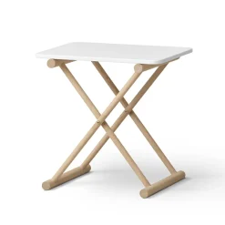 Oliver Furniture Camp Nachttisch hoch weiu00df/Eiche