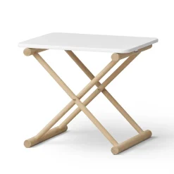 Oliver Furniture Camp Nachttisch niedrig weiu00df/Eiche