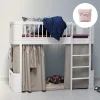 Oliver Furniture Vorhang fu00fcr halbhohes Hochbett Wood Mini+ Rosa