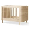 Oliver Furniture Wood Mini+ Baby- und Kinderbett inkl. Umbauset Juniorbett Eiche