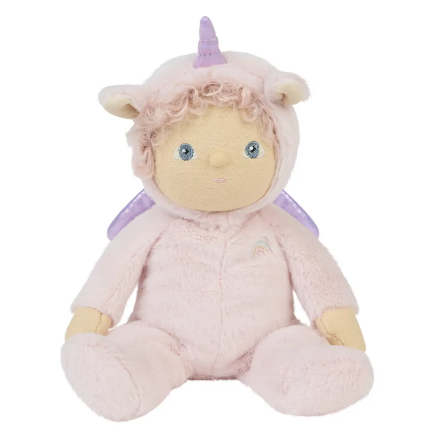 Olli Ella Stoffpuppe Dinky Dinkum Dolls Una Unicorn Pink