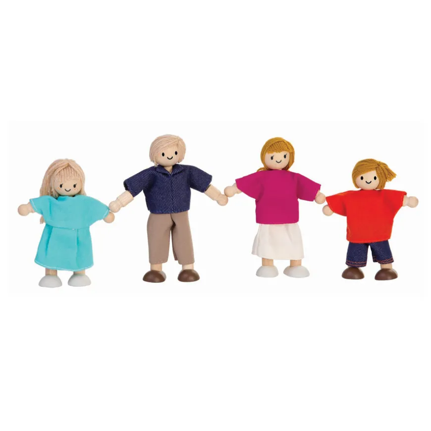 PlanToys Puppenfamilie Europa