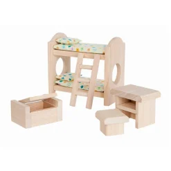 PlanToys Puppenhaus Kinderzimmer Classic