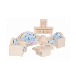 PlanToys Puppenhaus Wohnzimmer Classic