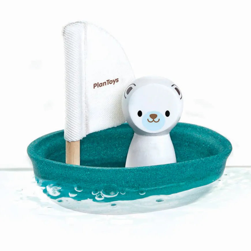 PlanToys Segelboot Eisbu00e4r