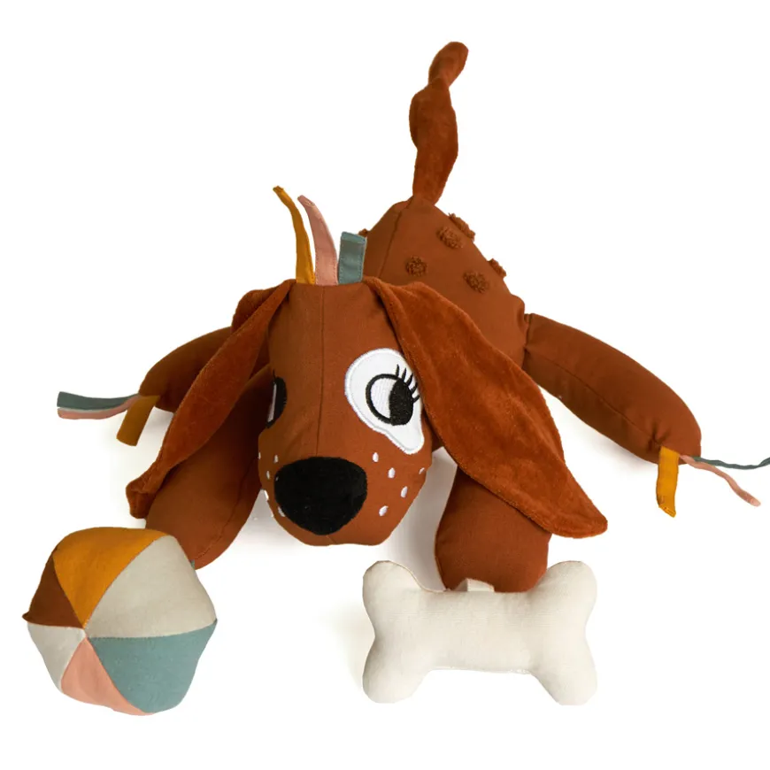 Roommate Aktivitu00e4ten-Spielzeug Dog Brown / Multi Bio-Baumwolle