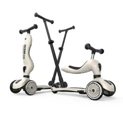 Scoot and Ride 2in1 Kickboard Highwaykick 1 Push & Go Ash