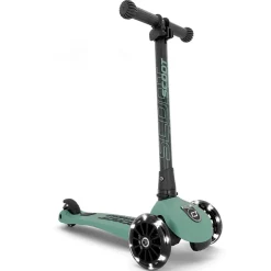 Scoot and Ride Kickboard Highwaykick 3 LED forest