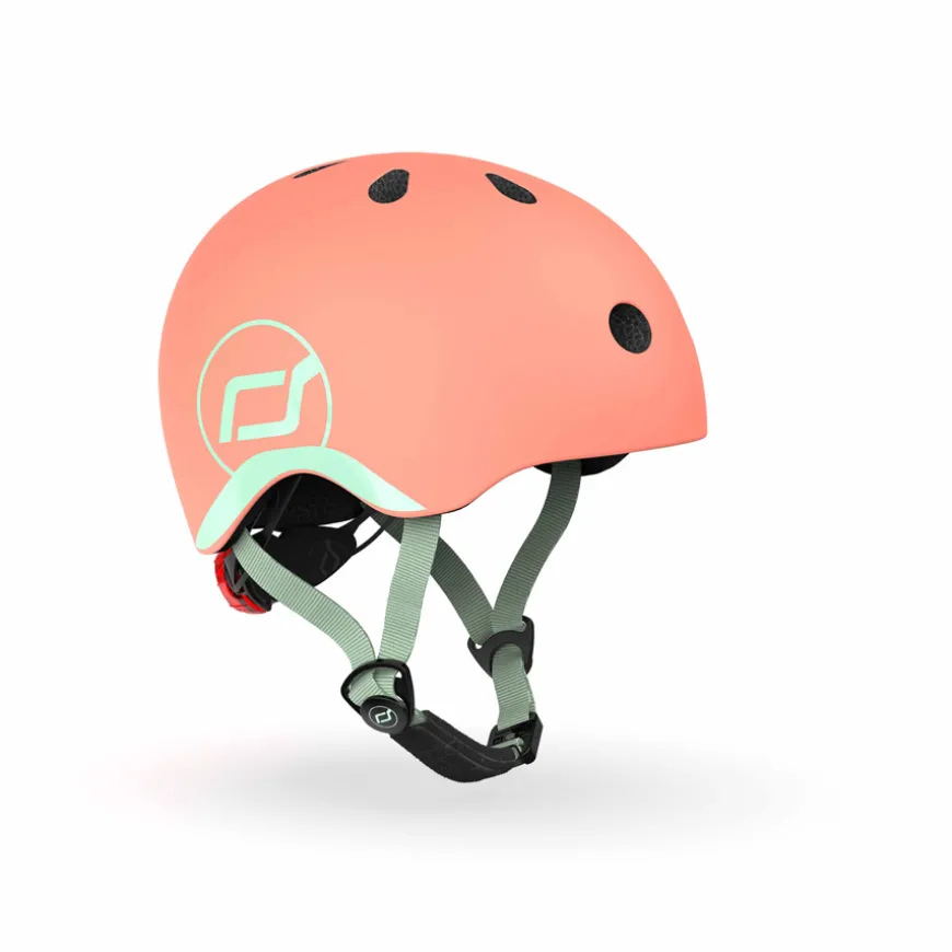 Scoot and Ride LED-Helm XXS - S peach
