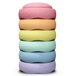 Stapelstein Original rainbow pastel 6er-Set
