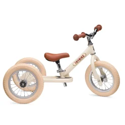 Trybike Dreirad / Laufrad Steel Vintage Cream matt 2 in 1