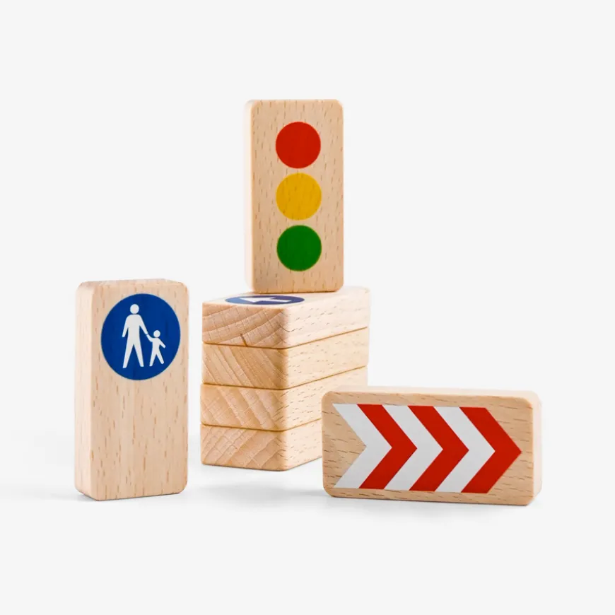 waytoplay Verkehrschilder 8-teilig