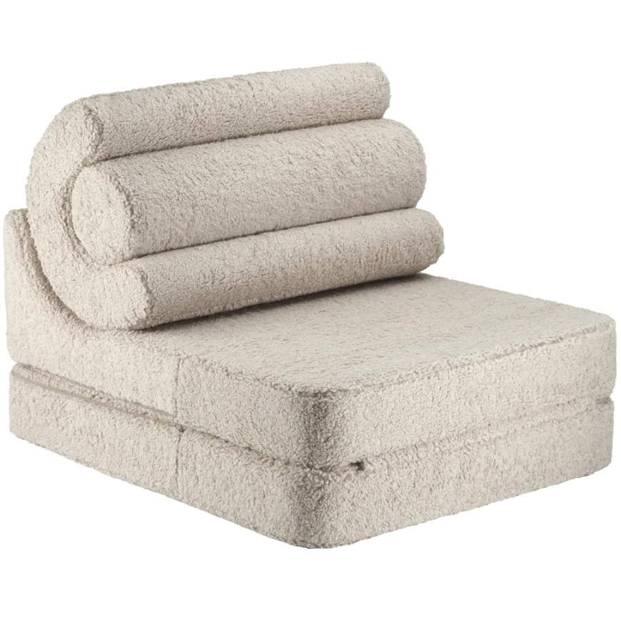 Wigiwama Kindersessel/Matratze Flipster Biscuit Teddy