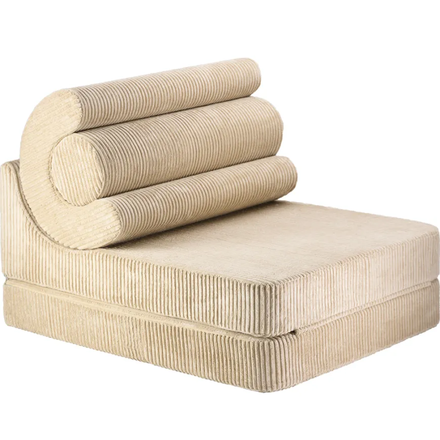 Wigiwama Kindersessel/Matratze Flipster Brown Sugar Cord