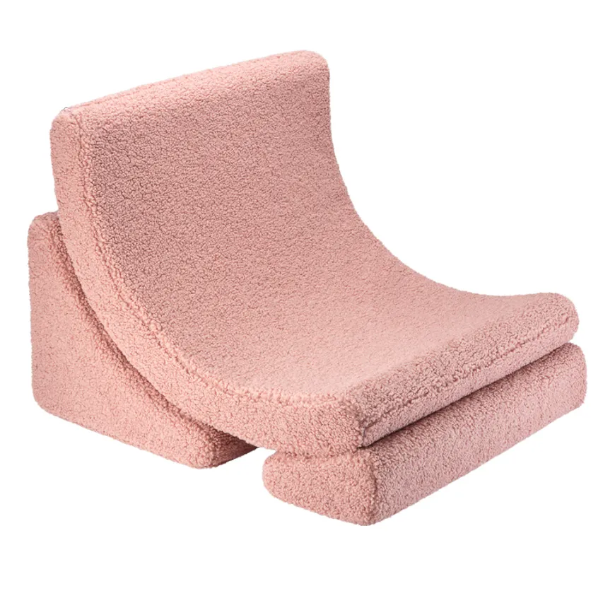 Wigiwama modularer Kindersessel Guava Pink Moon Chair Teddy