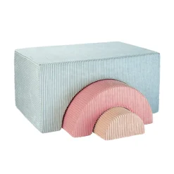 Wigiwama modulares Spielset Peppermint Green Rainbow Cord