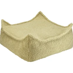 Wigiwama Pouf Ottoman Matcha Square Teddy